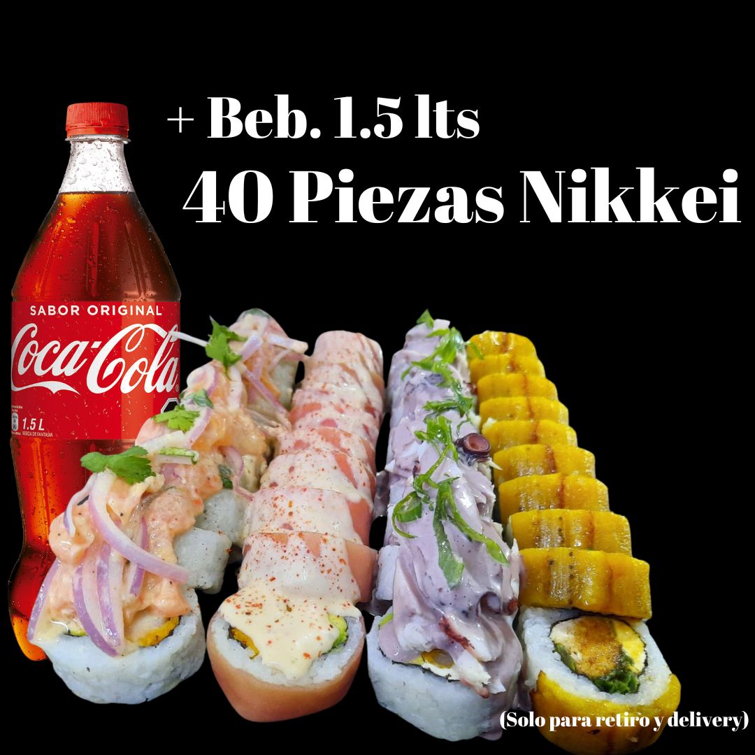 Promo 40 NIkkei + Beb. 1.5Lts
