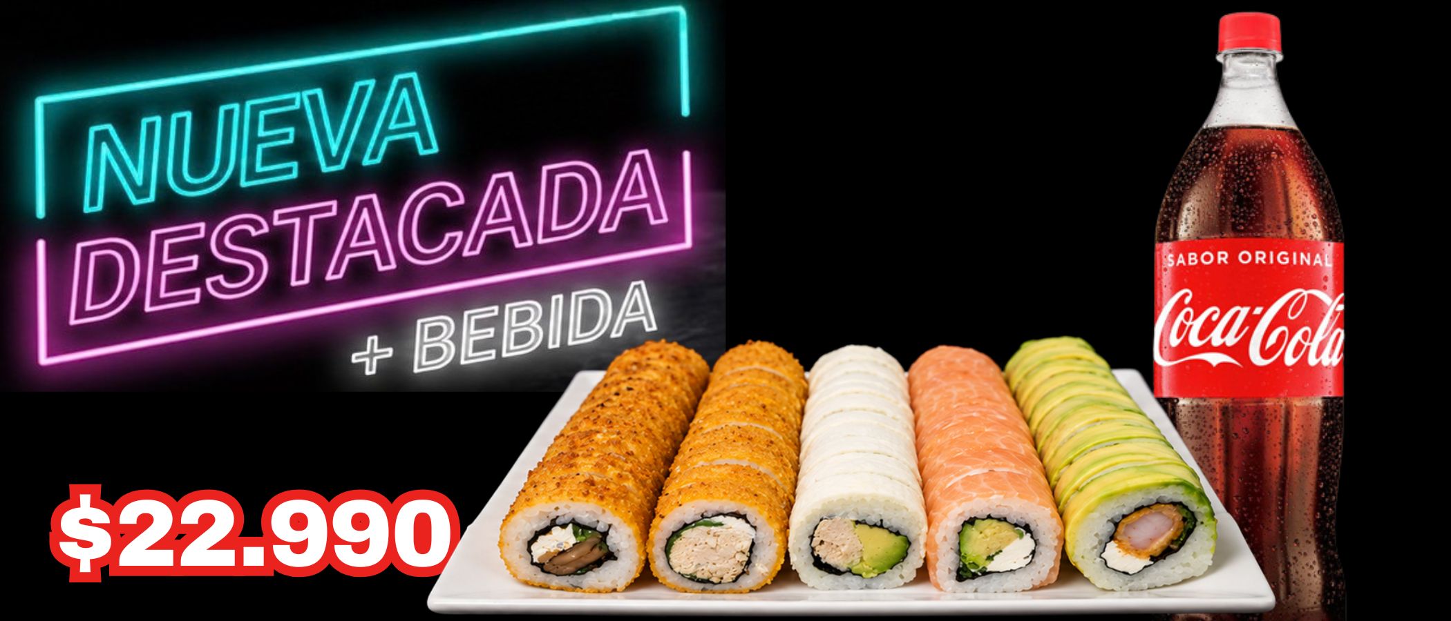 Promo 40 Piezas + Beb 1.5