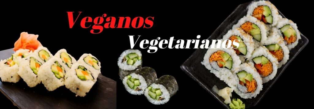 sushi veganos vegetarianos